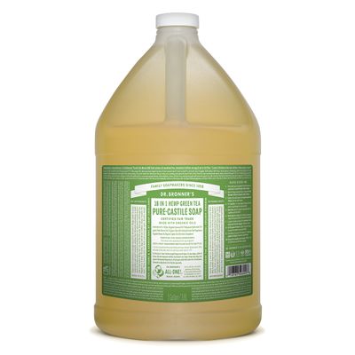 Dr. Bronner's Pure-Castile Soap Liquid Green Tea 3.8L
